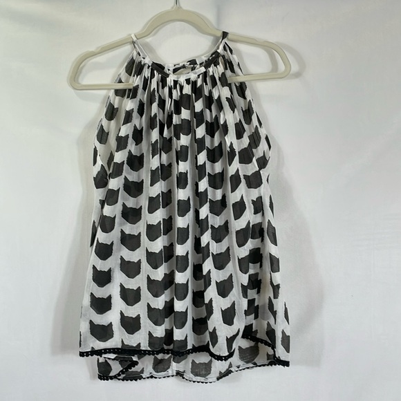 Anthropologie Tops - Anthropologie Porridge Tank Top Blouse Size S Sheer Lightweight Boho